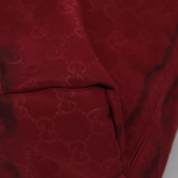 GUCCI GG Canvas Tote Bag Nylon Red 282439 Auth 114411 - Picture 4 of 16